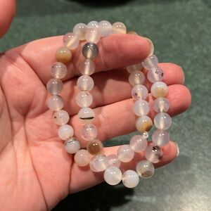 Flower Agate ( one) 8mm